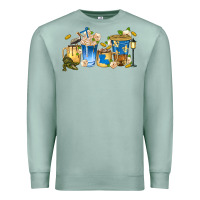 Seafoam louisiana coffee cups Premium Sweatshirt - texasbilliewilder