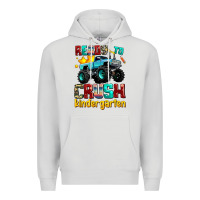 Dove Grey ready to school crush kindergarten Premium Hoodie - AdoDesignShop