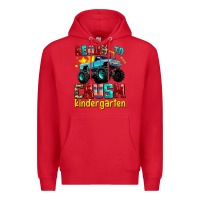 Red ready to school crush kindergarten Premium Hoodie - AdoDesignShop