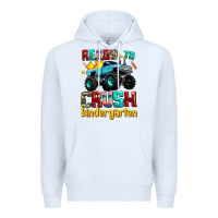 White ready to school crush kindergarten Premium Hoodie - AdoDesignShop