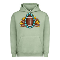 Pigment Oil Green football gemstone sunflower Urban Hoodie - JahusDesignShop