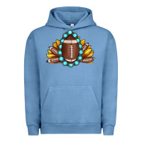 Pigment Pebble Blue football gemstone sunflower Urban Hoodie - JahusDesignShop