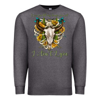 Charcoal Heather love you till my lungs give out i aint lying Premium Sweatshirt - texasbilliewilder