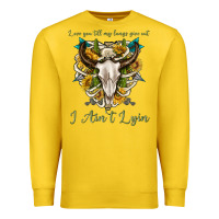Lemon love you till my lungs give out i aint lying Premium Sweatshirt - texasbilliewilder