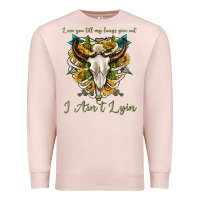 Pale Pink love you till my lungs give out i aint lying Premium Sweatshirt - texasbilliewilder