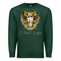 Sports Green love you till my lungs give out i aint lying Premium Sweatshirt - texasbilliewilder