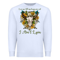 White love you till my lungs give out i aint lying Premium Sweatshirt - texasbilliewilder