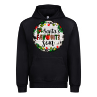 Black christmas  cookie and light santas favorite   son Urban Hoodie - AdoDesignShop
