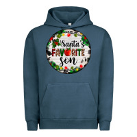 Pigment Midnight Navy christmas  cookie and light santas favorite   son Urban Hoodie - AdoDesignShop