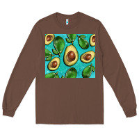 Chestnut avacadoblue tumbler Long Sleeve Tee - BarkalooDesign