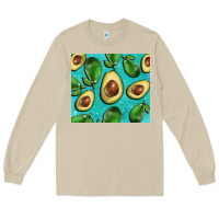 Mushroom avacadoblue tumbler Long Sleeve Tee - BarkalooDesign