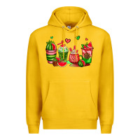 Lemon watermelon coffee cups Premium Hoodie - AdoDesignShop