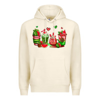Tofu watermelon coffee cups Premium Hoodie - AdoDesignShop