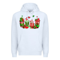 White watermelon coffee cups Premium Hoodie - AdoDesignShop