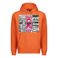 Carrot breast cancer nobody fights alone Premium Hoodie - JahusDesignShop