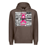 Breast Cancer Nobody Fights Alone Premium Hoodie | Teevron