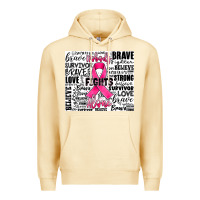 Pina Colada breast cancer nobody fights alone Premium Hoodie - JahusDesignShop