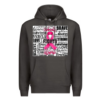 Smoke breast cancer nobody fights alone Premium Hoodie - JahusDesignShop