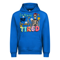 Cobalt im trying but im very tired Urban Hoodie - Artiststas