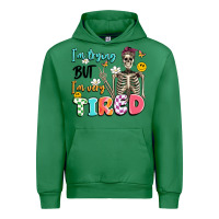 Emerald im trying but im very tired Urban Hoodie - Artiststas