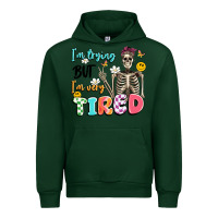 Foreset Green im trying but im very tired Urban Hoodie - Artiststas