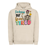 Pigment French Oak im trying but im very tired Urban Hoodie - Artiststas