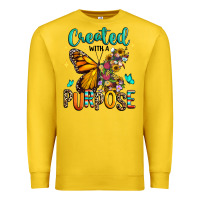 Lemon created with a purpose Premium Sweatshirt - RanaPortraitStore