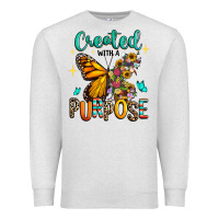 Oatmeal Heather created with a purpose Premium Sweatshirt - RanaPortraitStore
