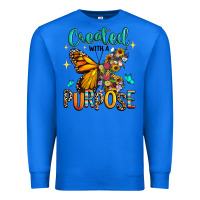True Royal created with a purpose Premium Sweatshirt - RanaPortraitStore