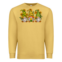Antique Gold sunflower gnomes Premium Sweatshirt - Zillion Design Studio