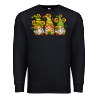 Black sunflower gnomes Premium Sweatshirt - Zillion Design Studio