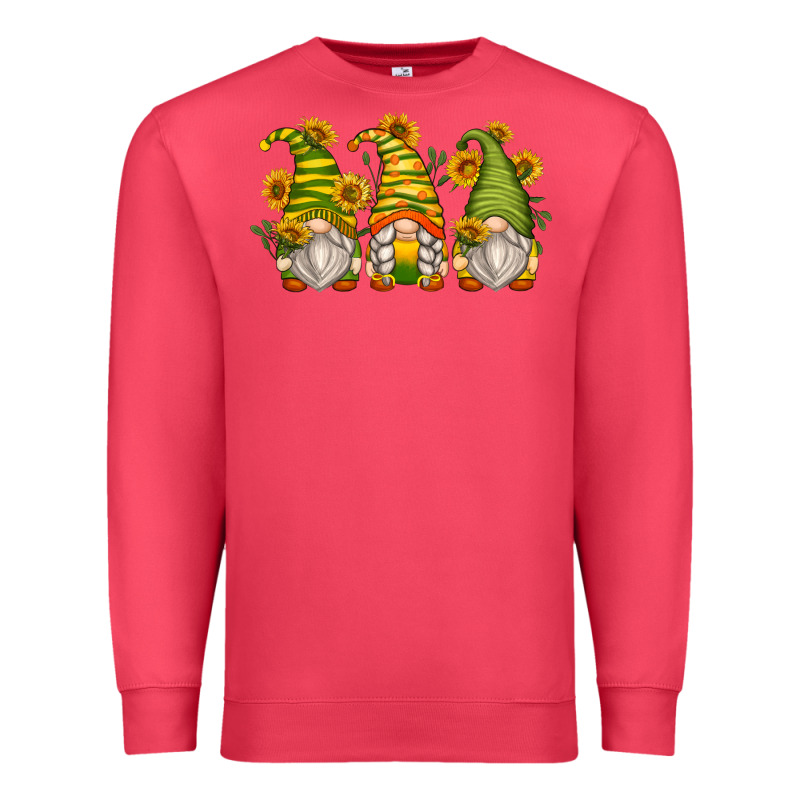 Sunflower Gnomes Premium Sweatshirt by Zillion Design Studio | Teevron