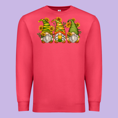 Sunflower Gnomes Premium Sweatshirt Designed By Zillion Design Studio