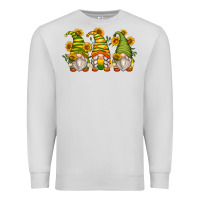 Dove Grey sunflower gnomes Premium Sweatshirt - Zillion Design Studio