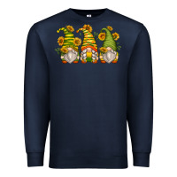 Navy sunflower gnomes Premium Sweatshirt - Zillion Design Studio