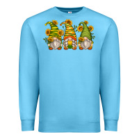 Ocean Blue sunflower gnomes Premium Sweatshirt - Zillion Design Studio
