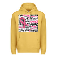 Antique Gold breast cancer ribbon Premium Hoodie - JahusDesignShop