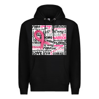 Black breast cancer ribbon Premium Hoodie - JahusDesignShop