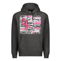 Charcoal Heather breast cancer ribbon Premium Hoodie - JahusDesignShop