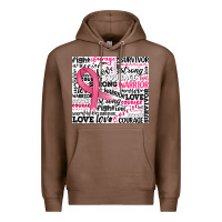 Chestnut breast cancer ribbon Premium Hoodie - JahusDesignShop