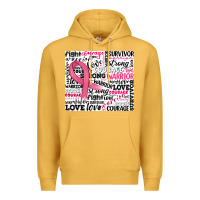Mustard breast cancer ribbon Premium Hoodie - JahusDesignShop
