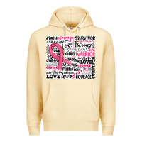 Pina Colada breast cancer ribbon Premium Hoodie - JahusDesignShop