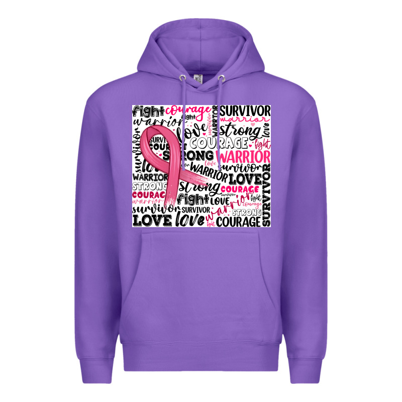 Breast Cancer Ribbon Premium Hoodie by JahusDesignShop | Teevron