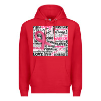 Red breast cancer ribbon Premium Hoodie - JahusDesignShop