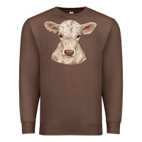 Chestnut charolais calf Premium Sweatshirt - RanaPortraitStore