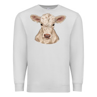 Dove Grey charolais calf Premium Sweatshirt - RanaPortraitStore