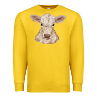 Lemon charolais calf Premium Sweatshirt - RanaPortraitStore