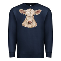 Navy charolais calf Premium Sweatshirt - RanaPortraitStore