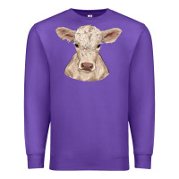 Purple charolais calf Premium Sweatshirt - RanaPortraitStore