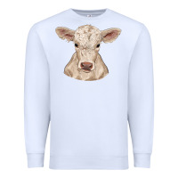 White charolais calf Premium Sweatshirt - RanaPortraitStore